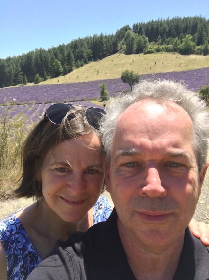 Mike and Linda Lavender fields